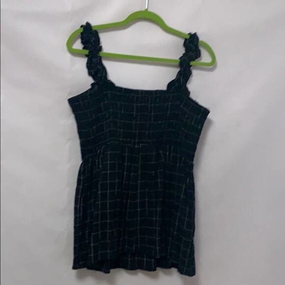 NWT HONEY BELLE BLACK & WHITE PEPLUM TOP‎ SIZE 2X - Picture 2 of 5